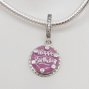 Pandora Pink Birthday Cake Dangle Charm